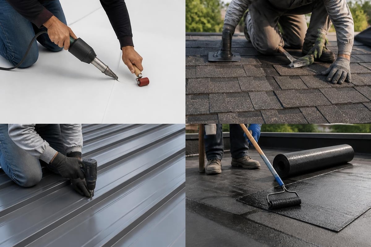 Roofing system repair techniques