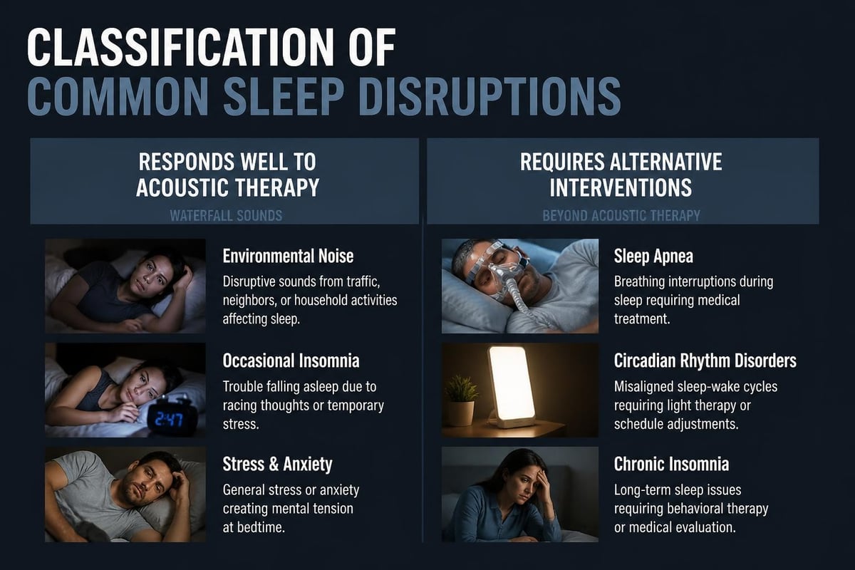 Sleep disruption categories