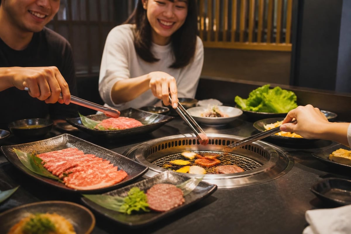 Yakiniku dining process