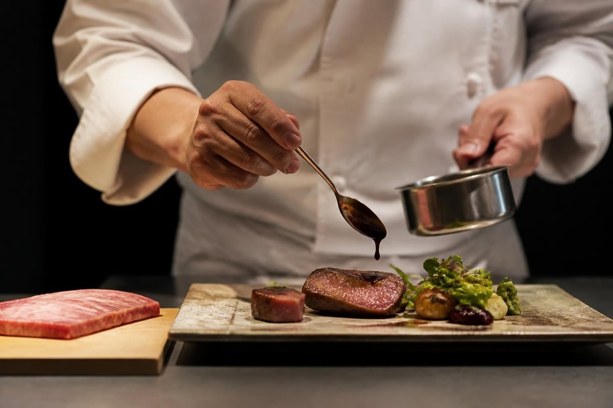 Wagyu preparation and serving