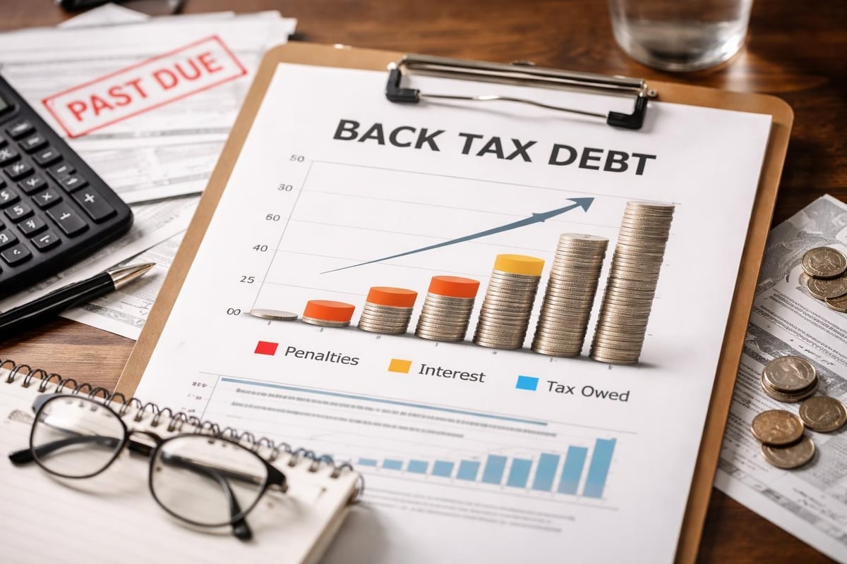 IRS back tax debt penalties