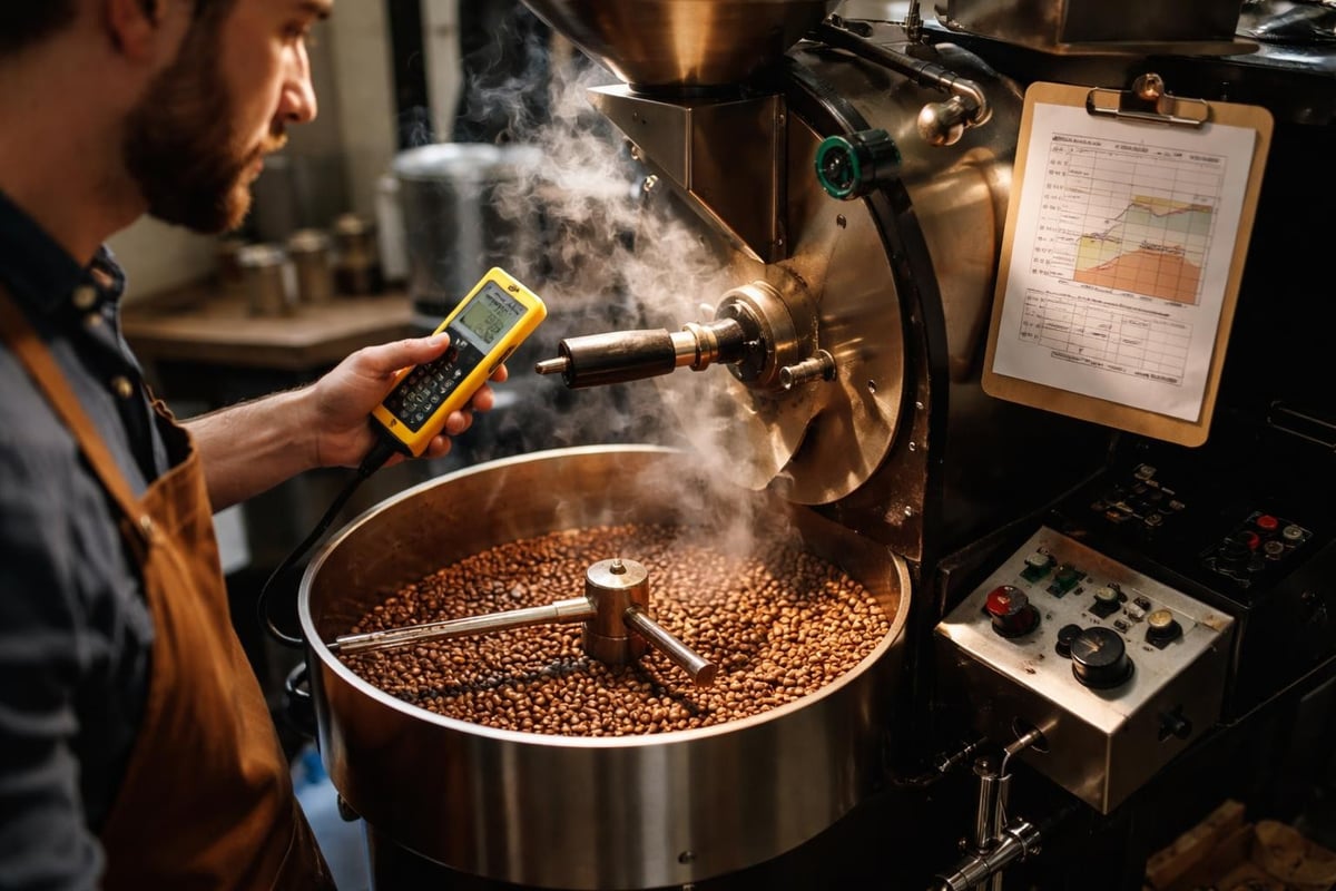 Coffee roasting process