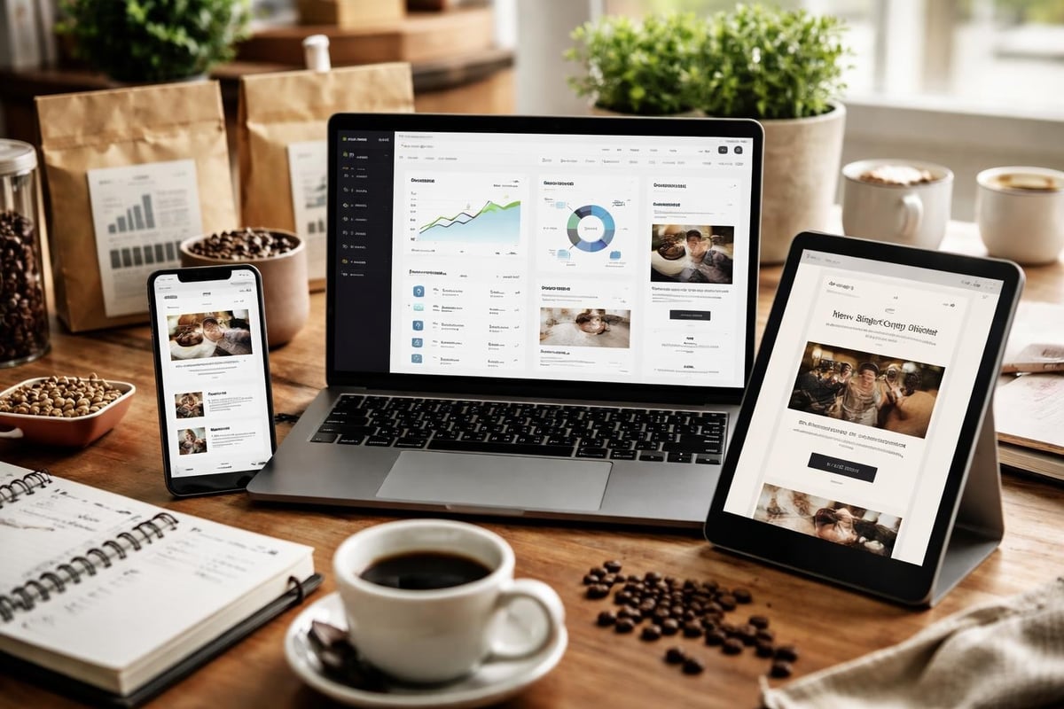 Digital coffee business