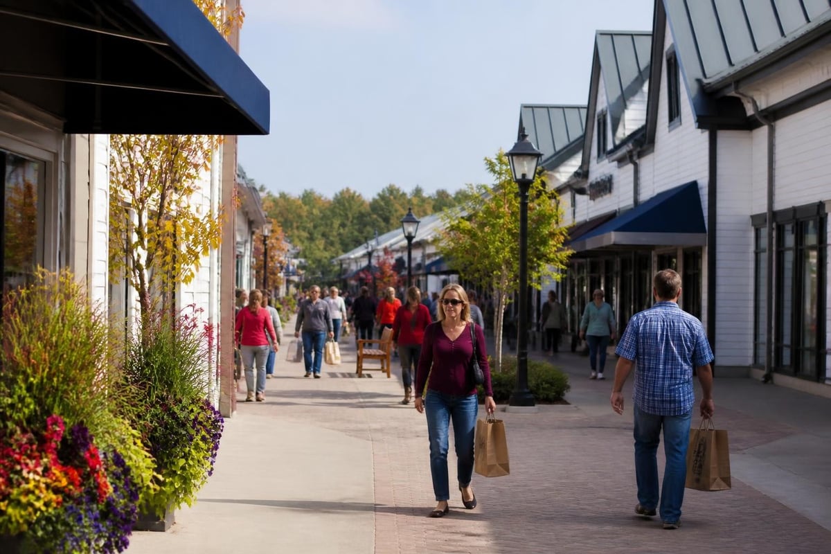 Seasonal outlet shopping calendar
