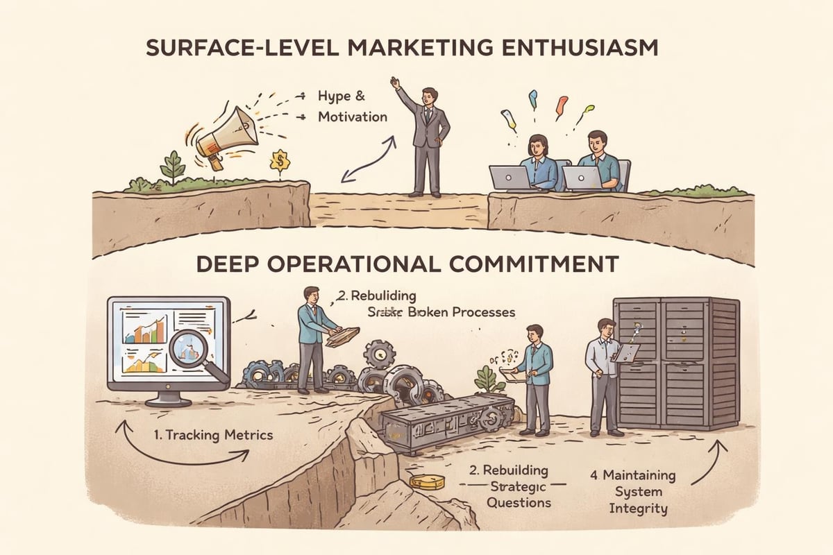 Marketing passion as systematic execution