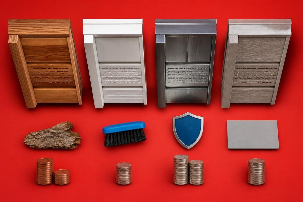 Soffit repair materials