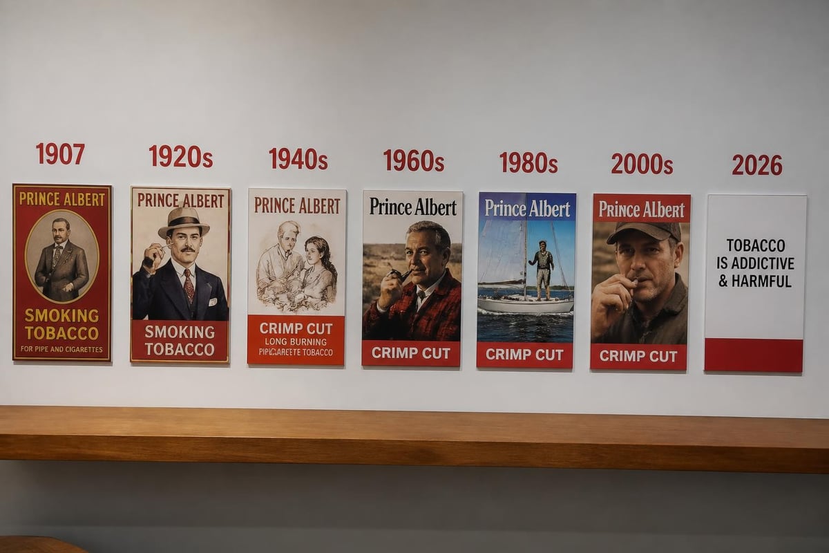 Prince Albert advertising evolution