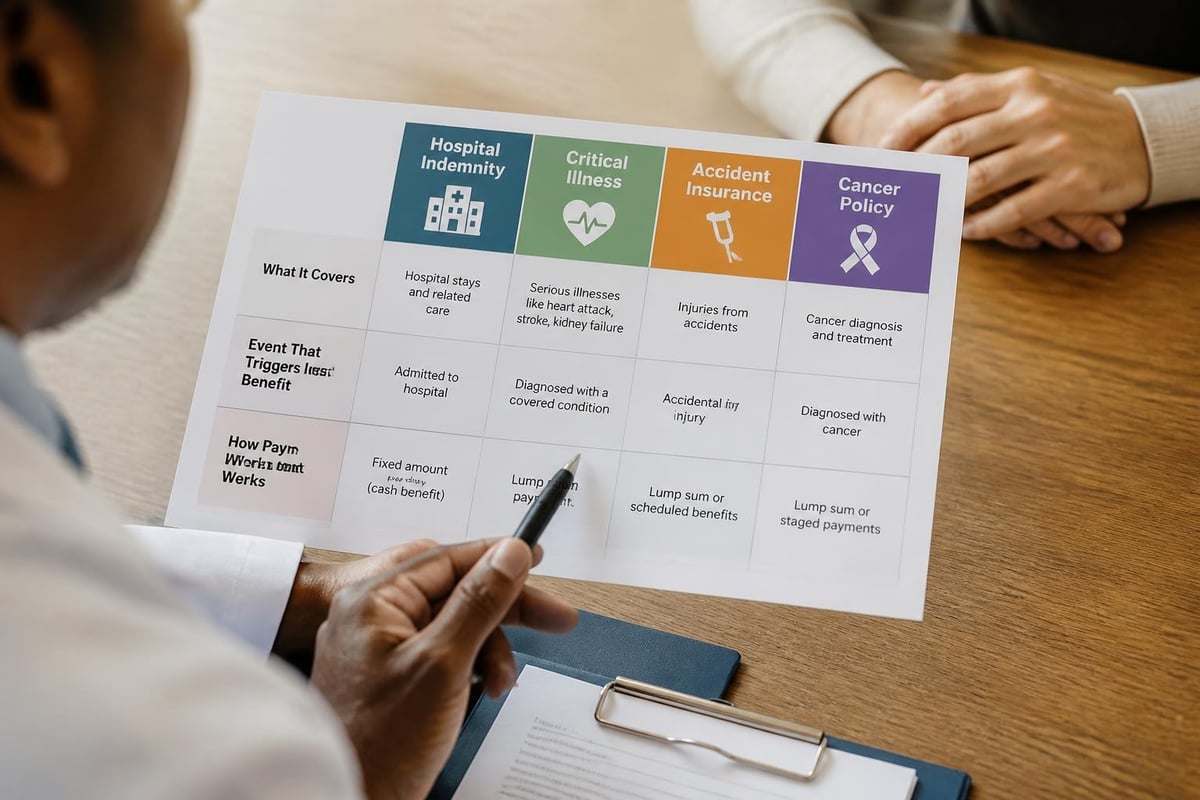 Supplemental Insurance Plans for Individuals Explained 1 Types of supplemental insurance coverage