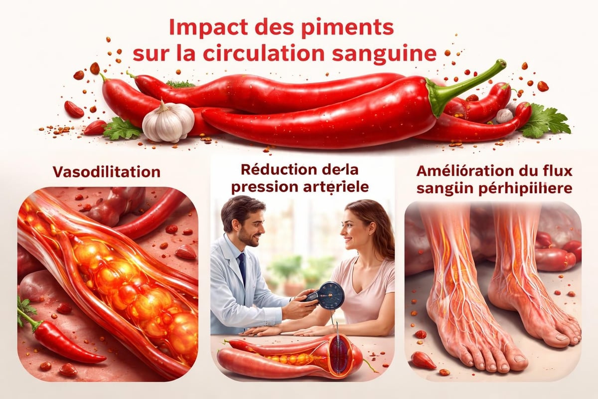 Effets cardiovasculaires des piments