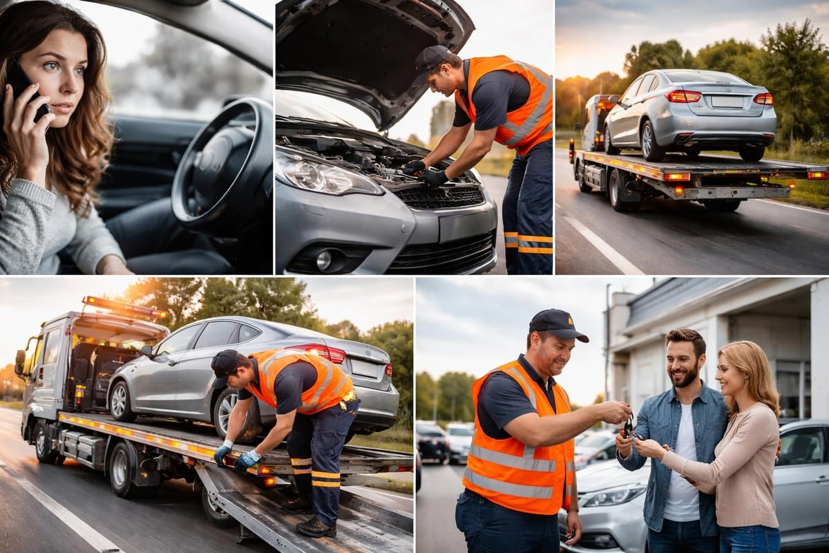 Professional vehicle recovery process