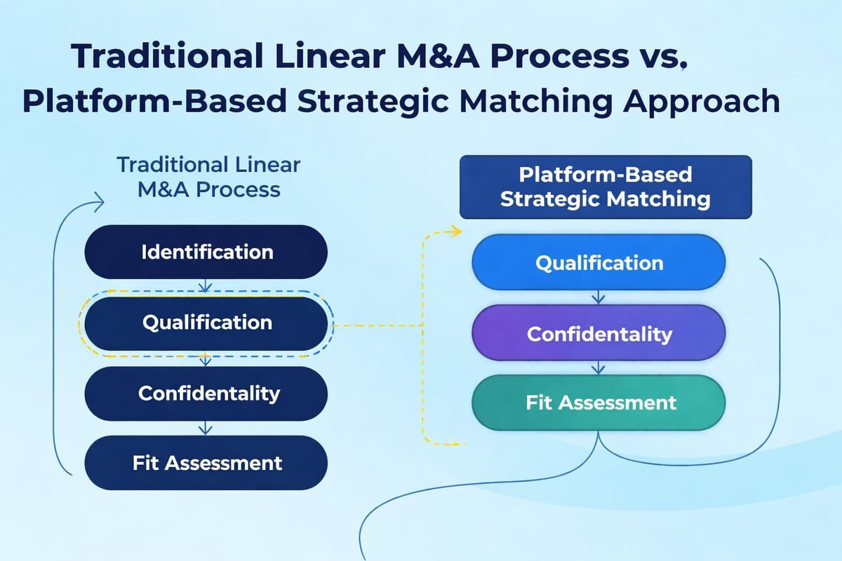 M&A process comparison
