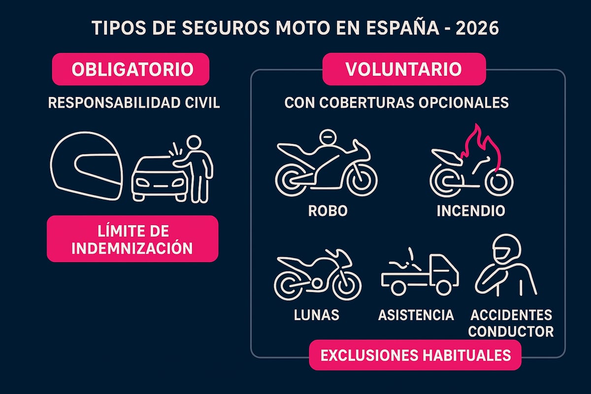 Tipos de Seguros de Moto y Coberturas Esenciales