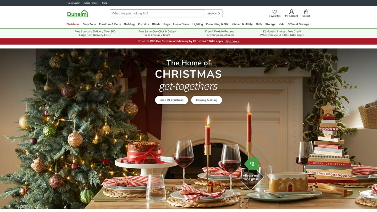 7 Best Double Duvet Covers Christmas Picks for a Cosy 2026 - Dunelm Brushed Cotton Christmas Duvet Cover