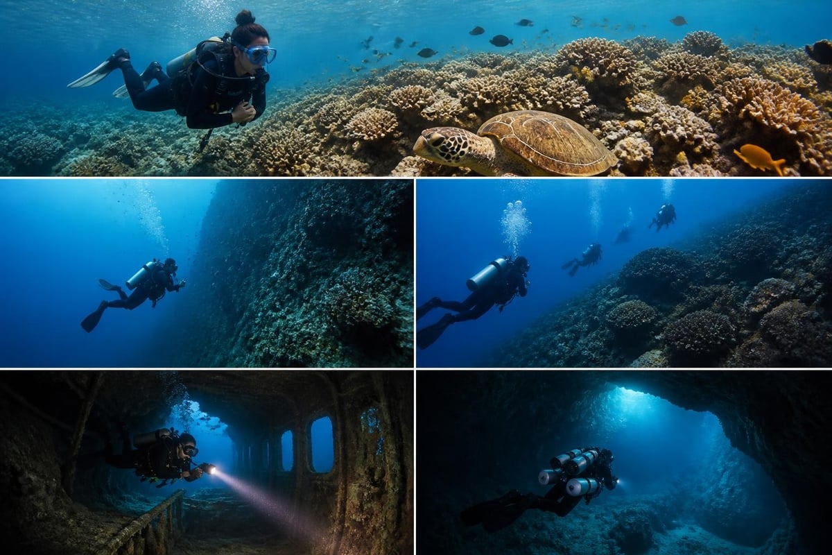 Dive certification progression
