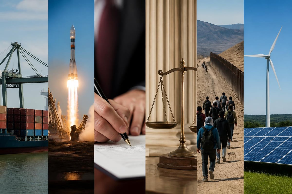 Executive order policy categories