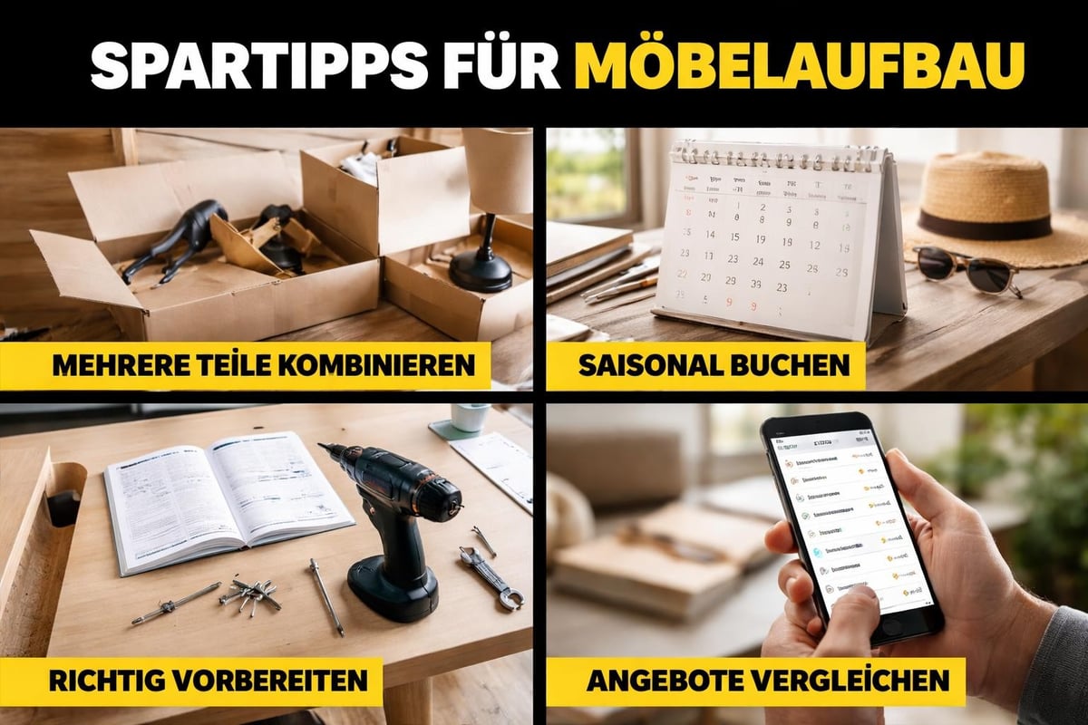 Kostenoptimierung Möbelmontage