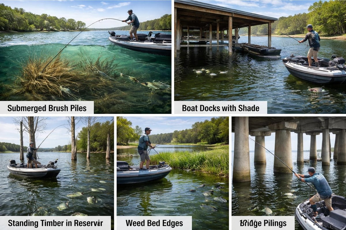 Crappie fishing locations