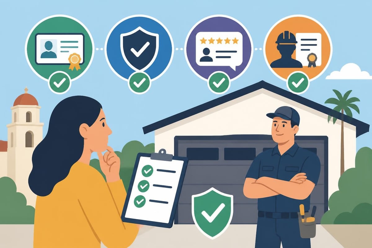 Garage Door Contractor Verification