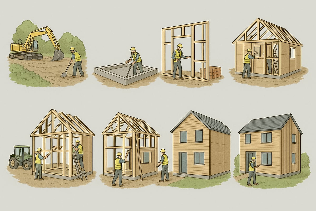 Step-by-Step Framing and Construction Process