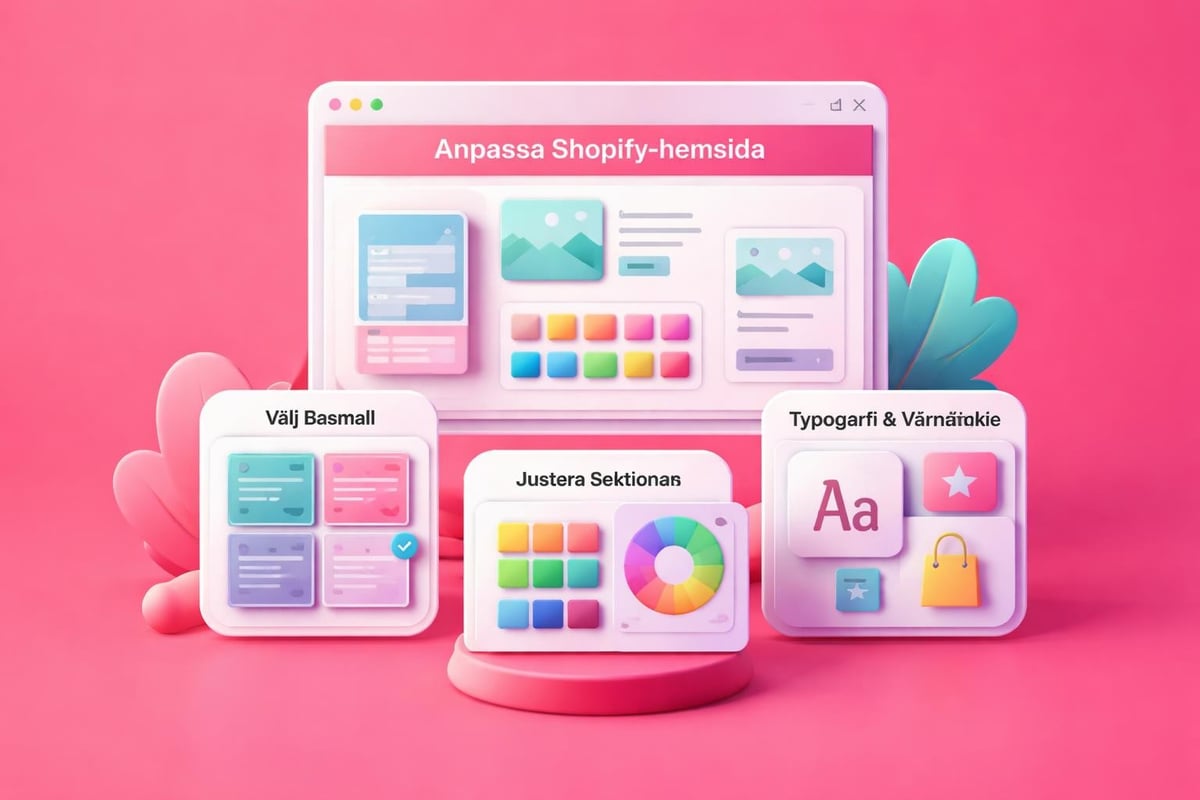Shopify tema anpassning