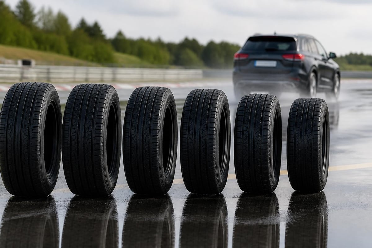 All-season tire performance metrics