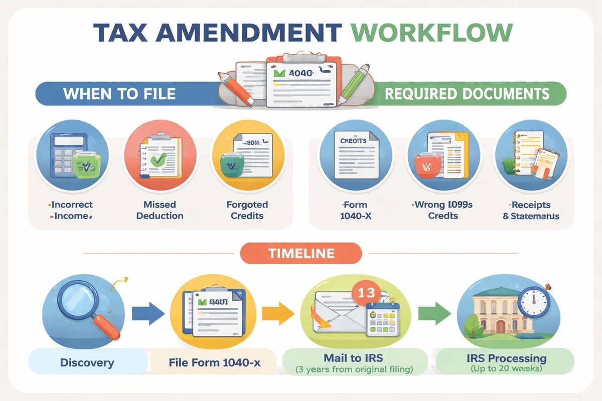 Amended tax return process