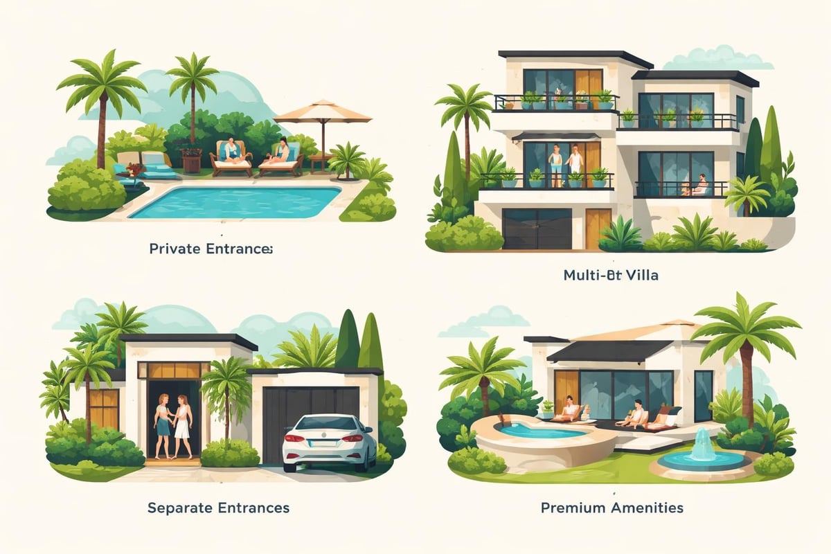 Luxury villa apartment design features