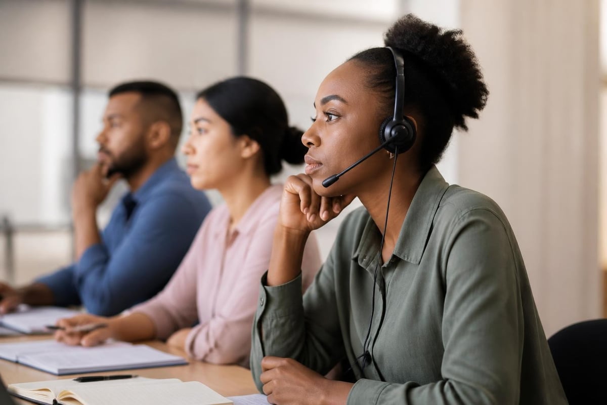 Continuous development in agent customer care