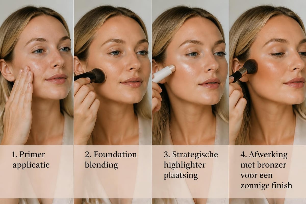Make-up routine voor glow
