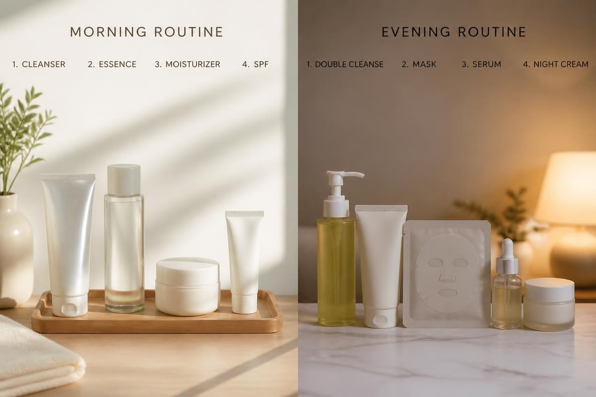 Morning versus evening routine