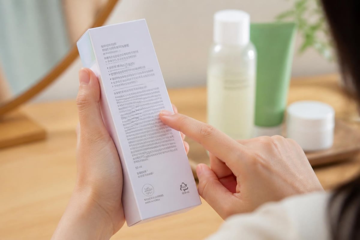Reading K-beauty labels