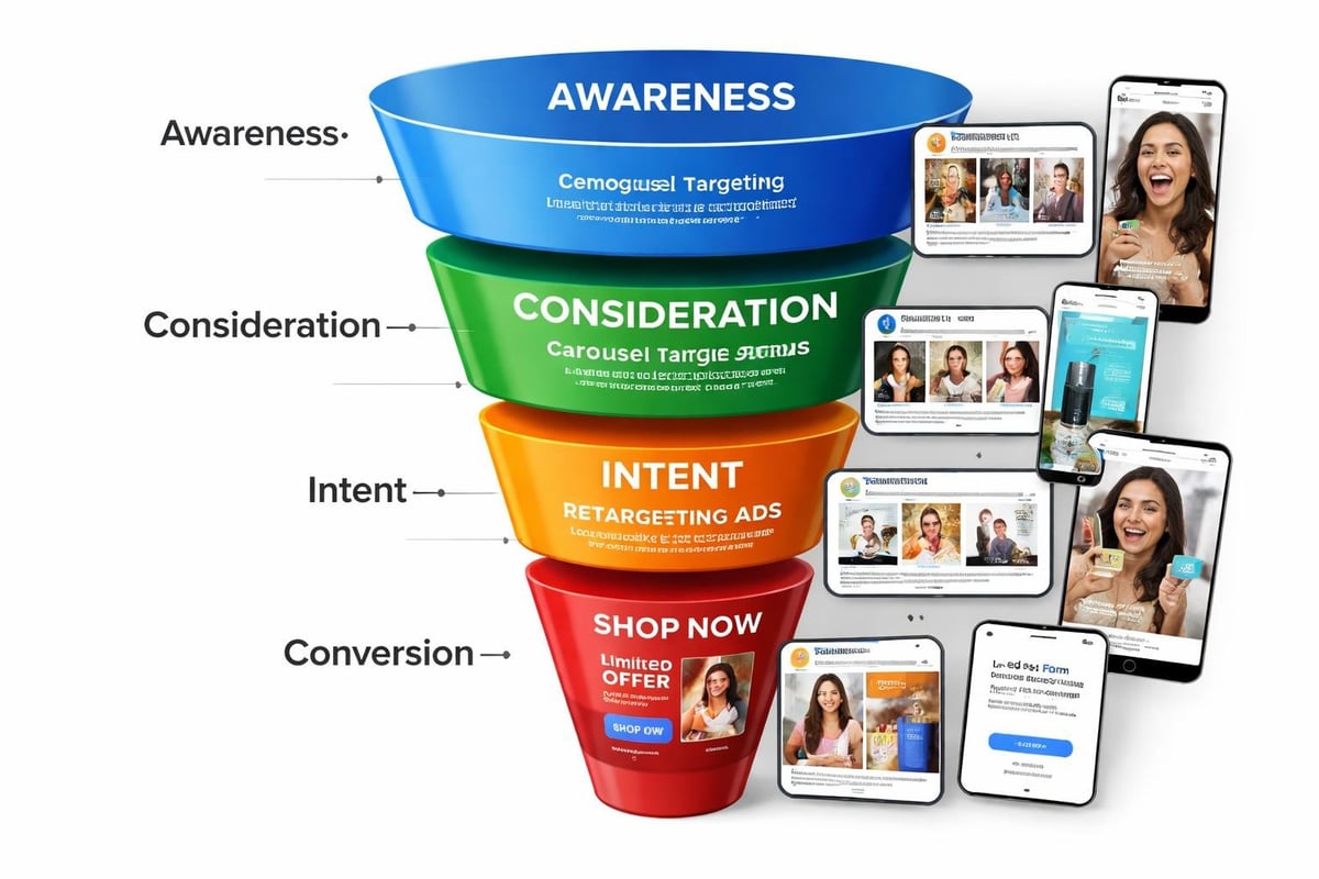 Powerful Marketing Strategy Using Social Media 2 Social media advertising funnel