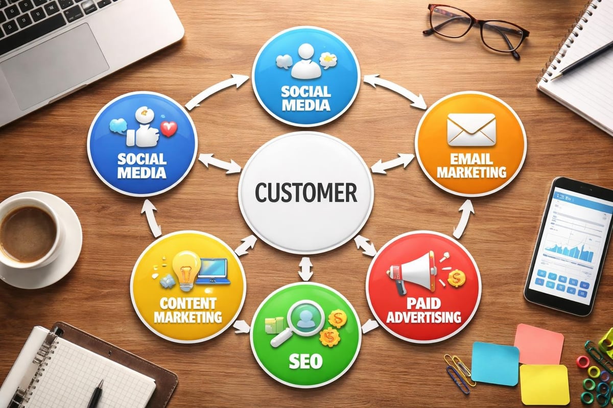 Powerful Marketing Strategy Using Social Media 3 Marketing channel integration