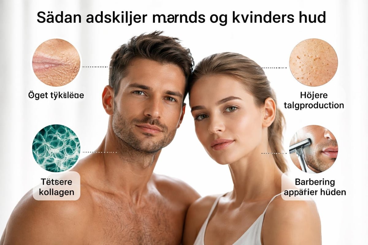 Mænds hudforskelle