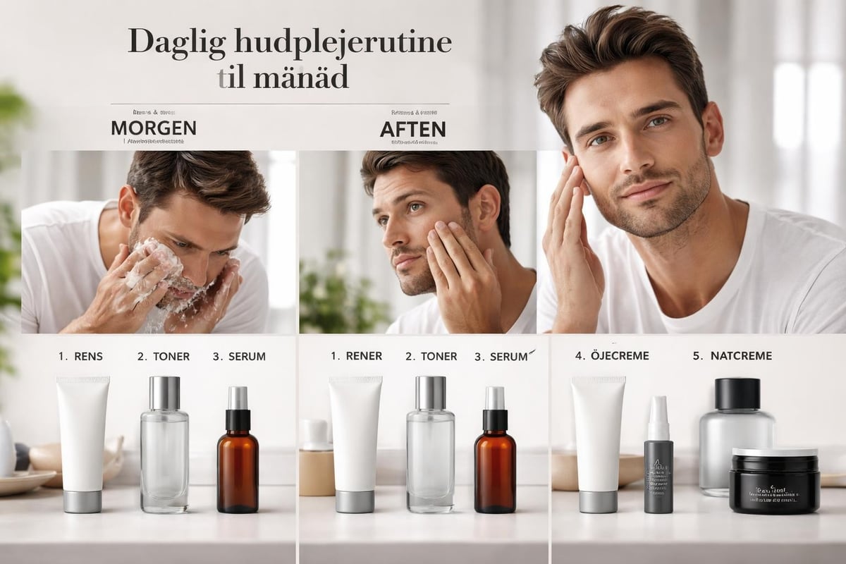 Hudplejerutine mænd