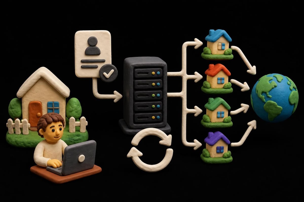 ISP proxy infrastructure architecture
