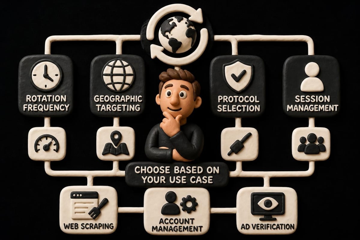 Proxy rotation decision tree