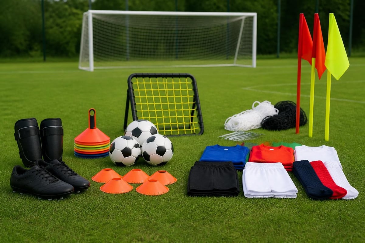 Soccer gear categories