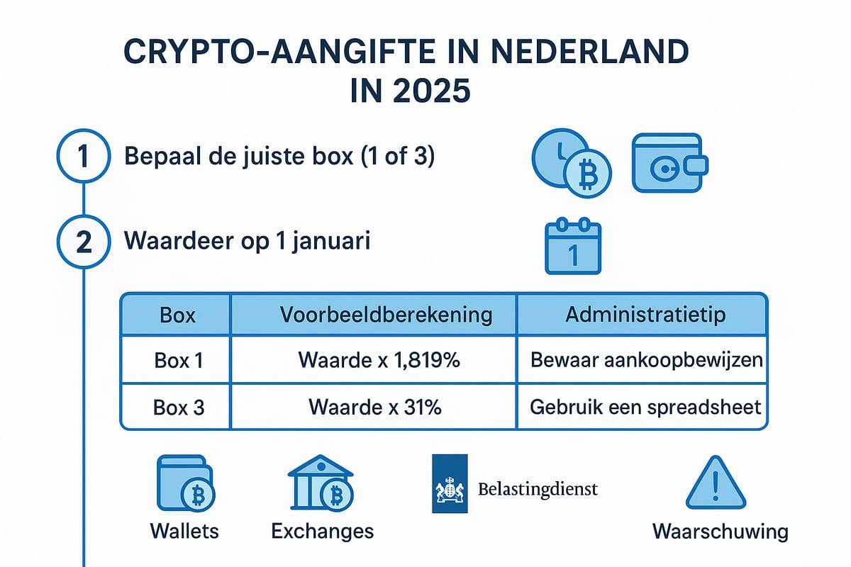 Crypto en de Belastingdienst: Hoe Geef Je Crypto Op in 2025?