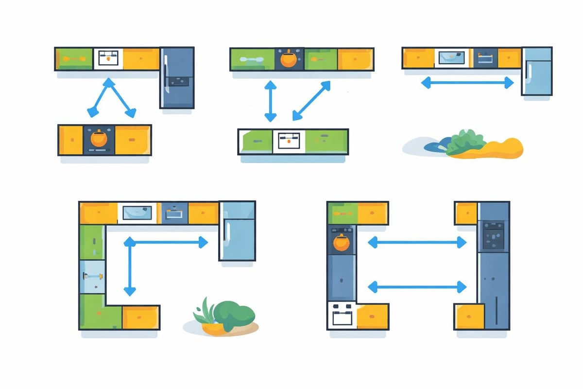 Küchenformen im Designkontext