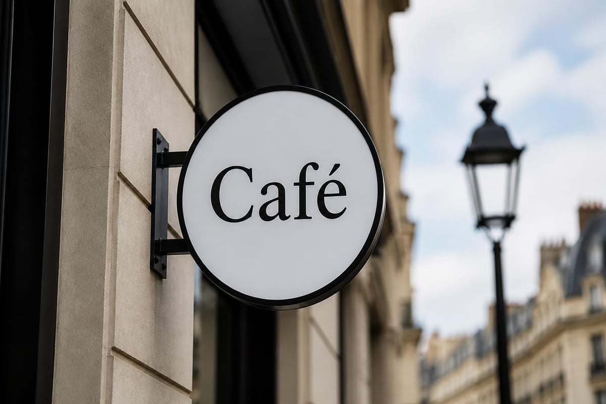 Signage design principles