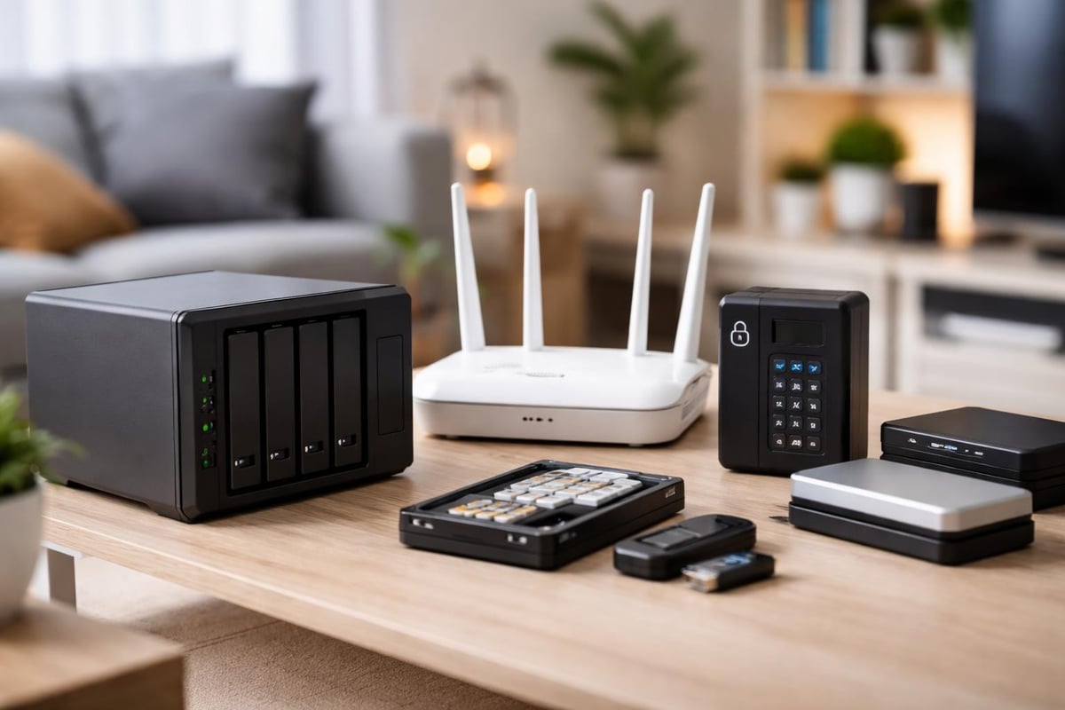 Cloud Speicher Zuhause Komponenten