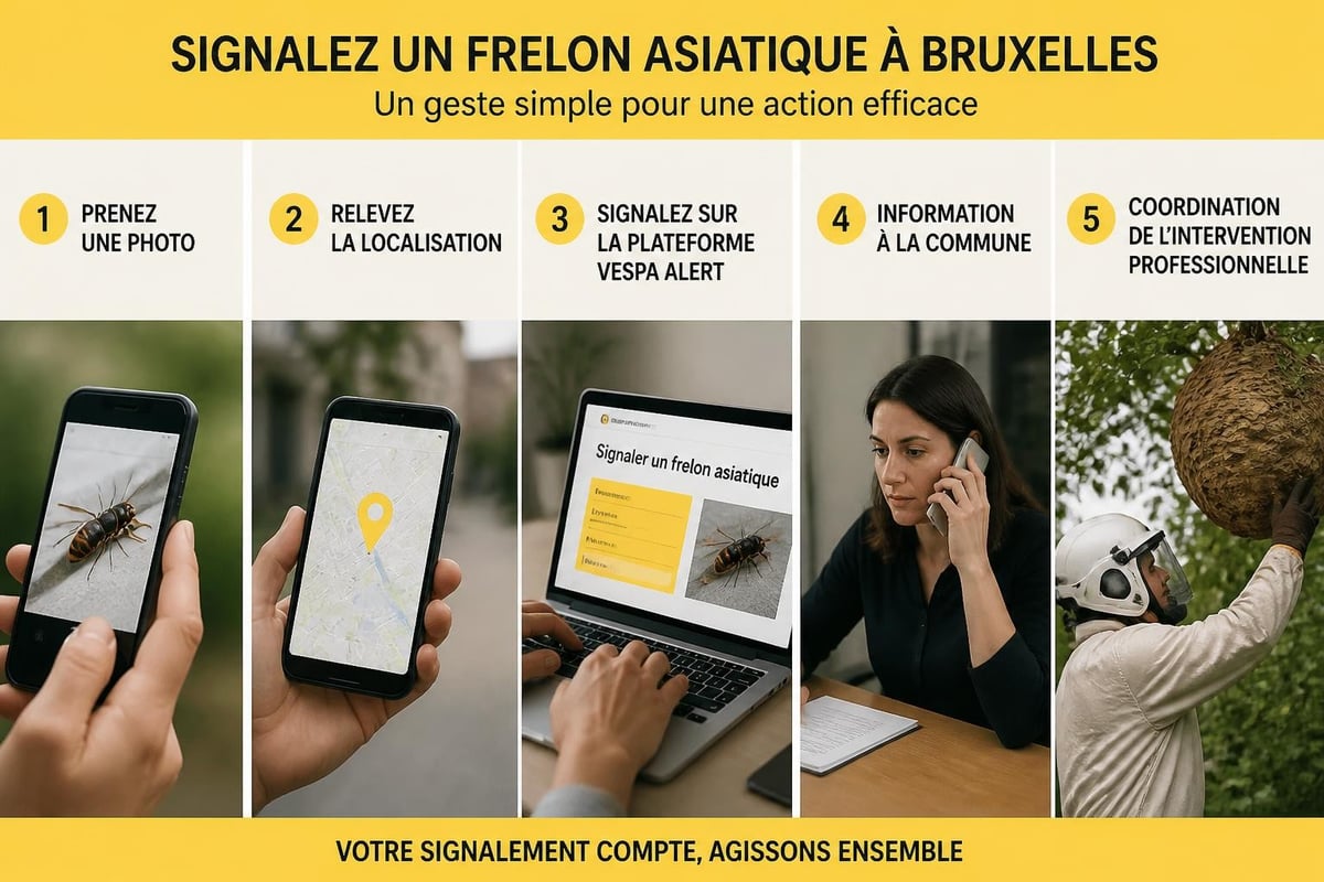 Processus signalement frelon