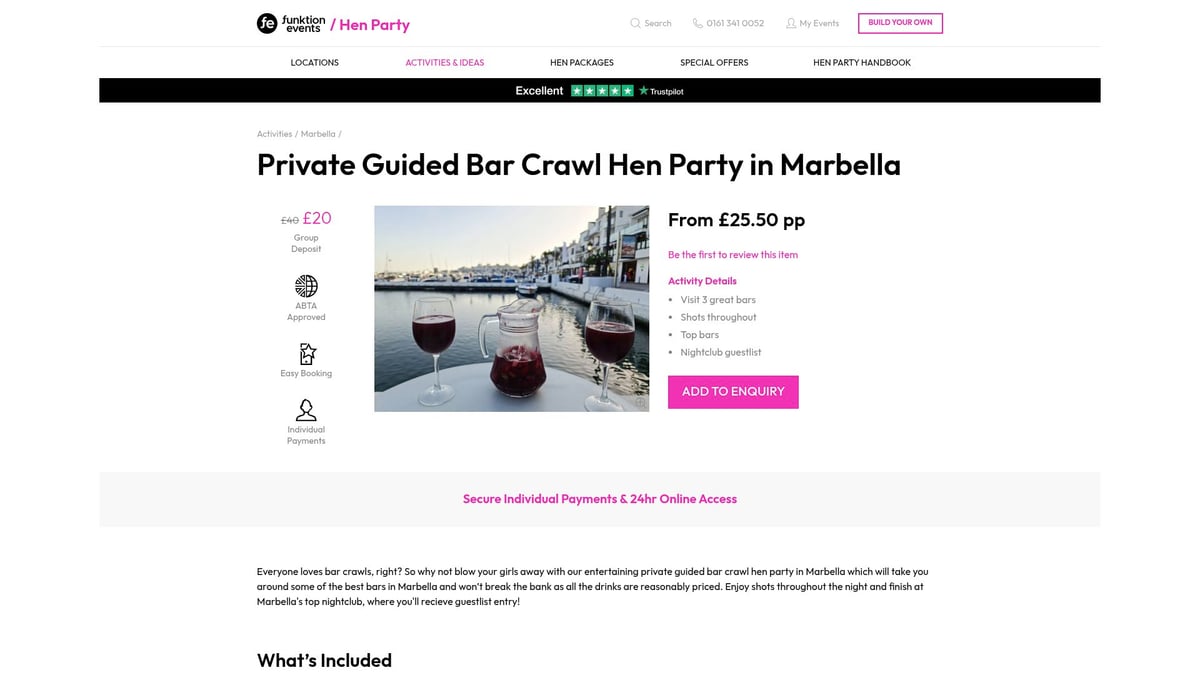 7 Unmissable Hen Party Marbella Ideas for 2025 - Private Guided Bar Crawl