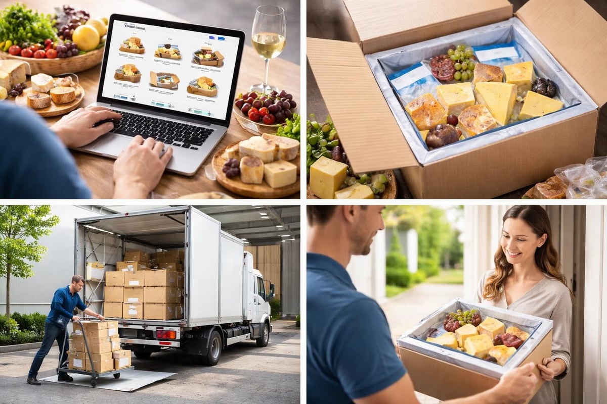 Online Käse Bestellung Ablauf