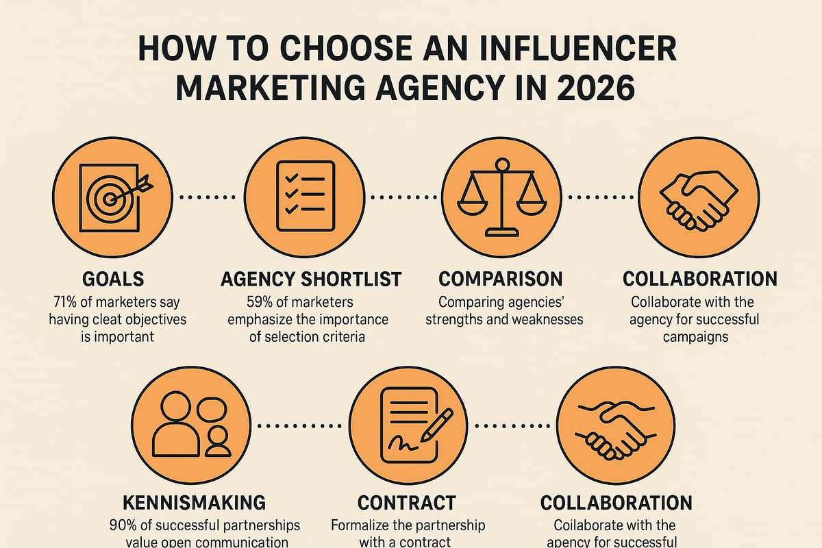 De juiste Influencer Marketing Agency kiezen: Stappenplan voor 2026