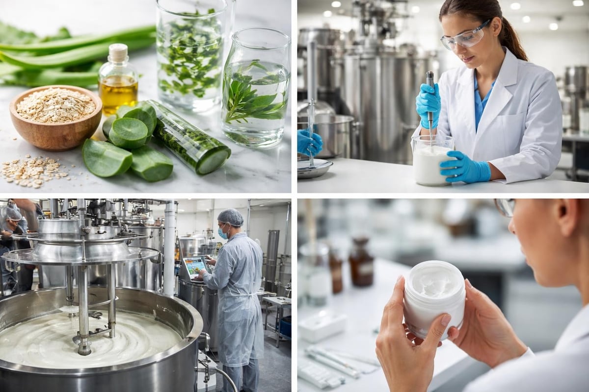 Moisturizer formulation process