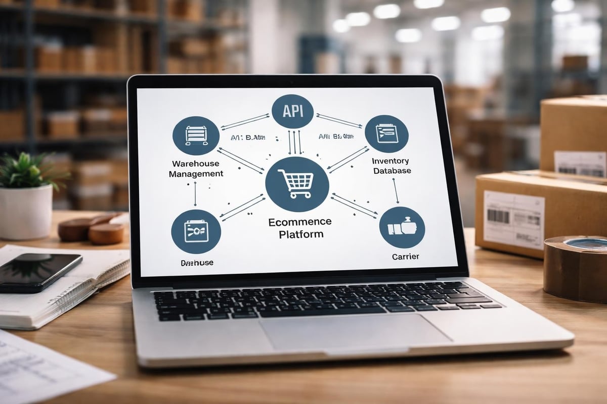 Ecommerce technology integration diagram