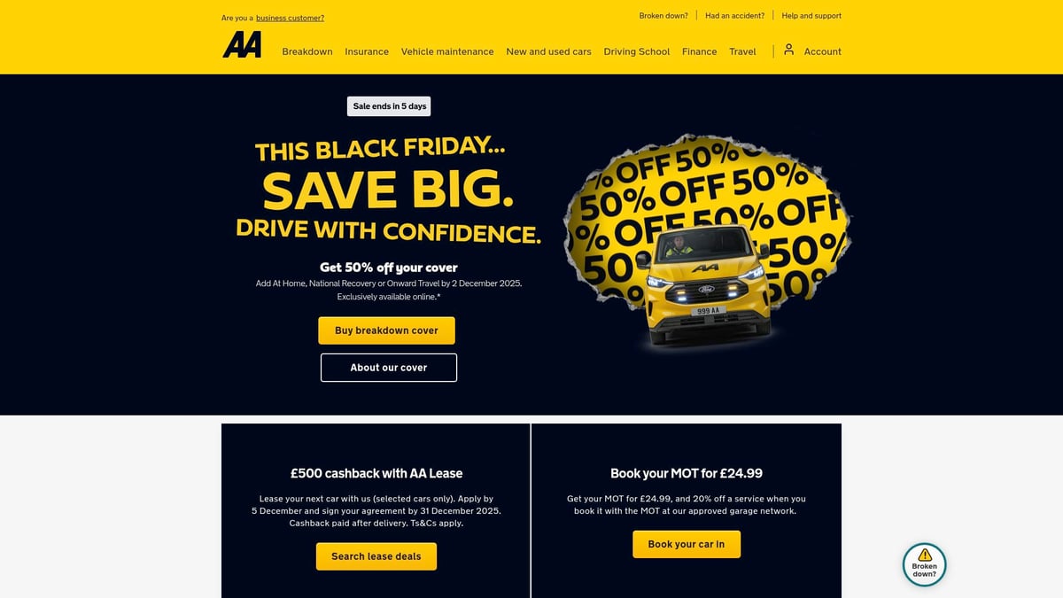 Top 9 Best UK Roadside Assistance Services for 2026 - The AA