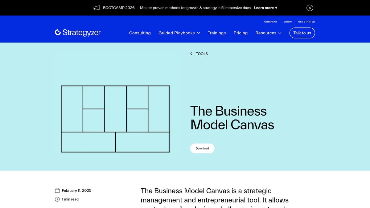 7 Essential Tools Strategy Ideas for Success in 2025 - Strategic Planning Templates & Frameworks Library (e.g., Strategyzer’s Business Model Canvas)